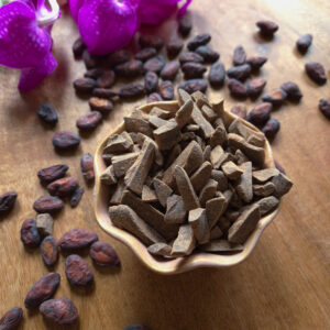 Pure rauwe cacao uit ghana